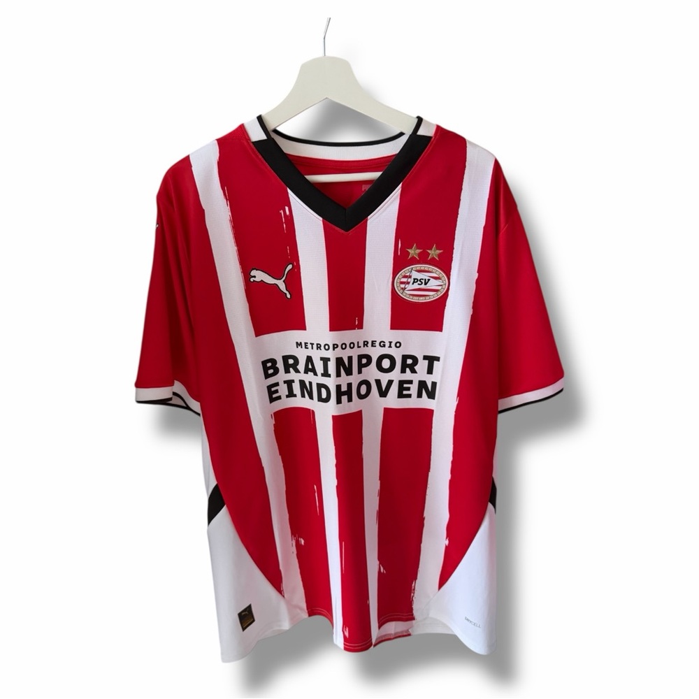 Puma PSV Eindhoven 2024/25 Home Soccer Jersey BNWT Red White Size M L XL
